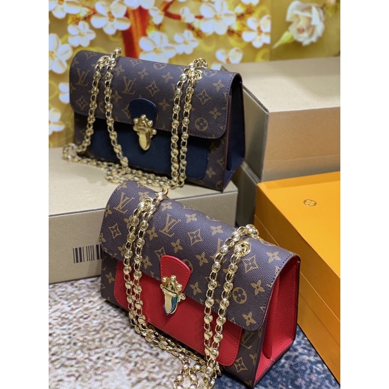 TÚI ĐEO CHÉO NỮ DÂY XÍCH L.V.1678 PALLAS CHAIN FULLBOX SMANA BAGS HỎA TỐC