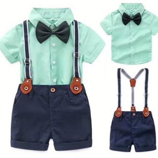 SET ÁO YẾM KÈM ĐAI BÉ TRAI
