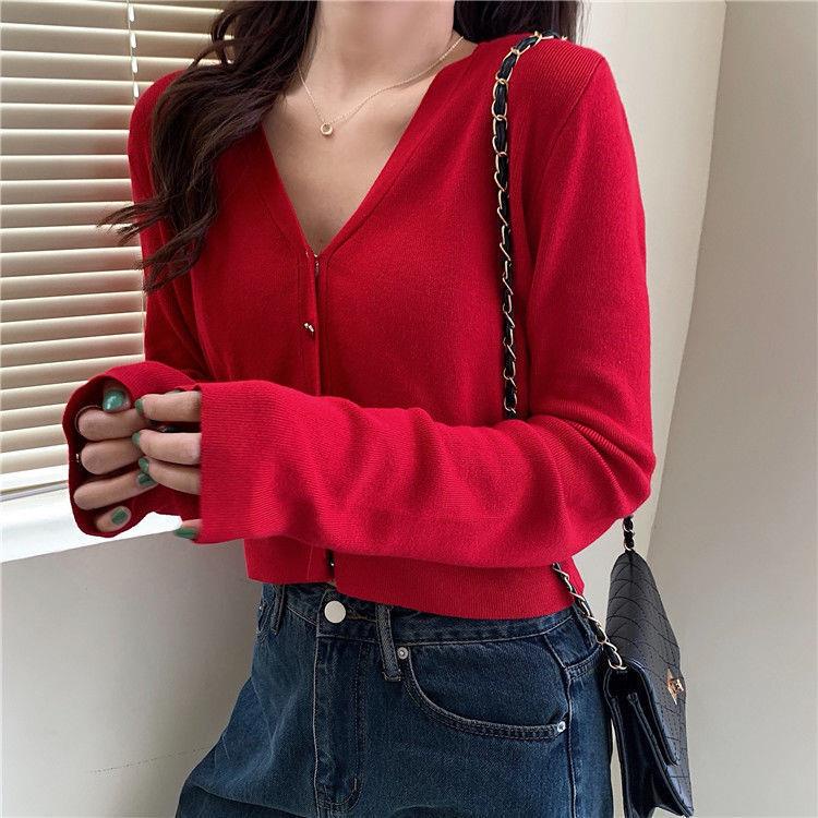 Áo khoác cardigan dệt kim mềm mại thời trang mùa đông phong cách Hàn Quốc cho nữ