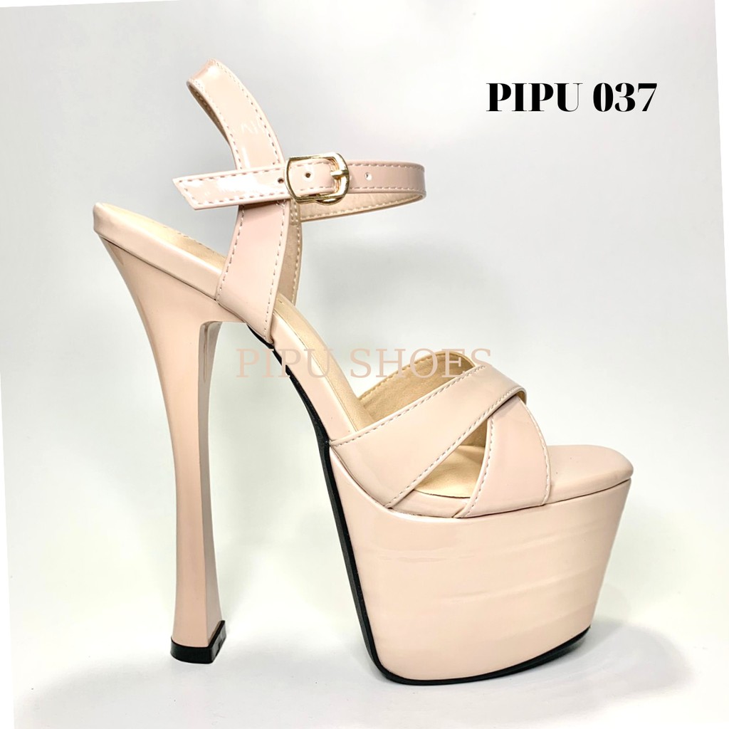 Giày cao got đế đúp nữ 16cm & 17cm ,sandals cao got trên 10cm catwalk