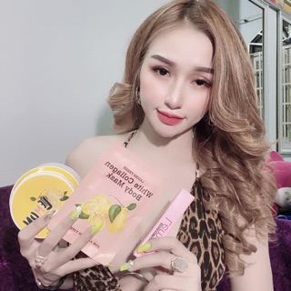 Combo ủ trắng chanh , cam kết không trắng hoàn tiền 100%