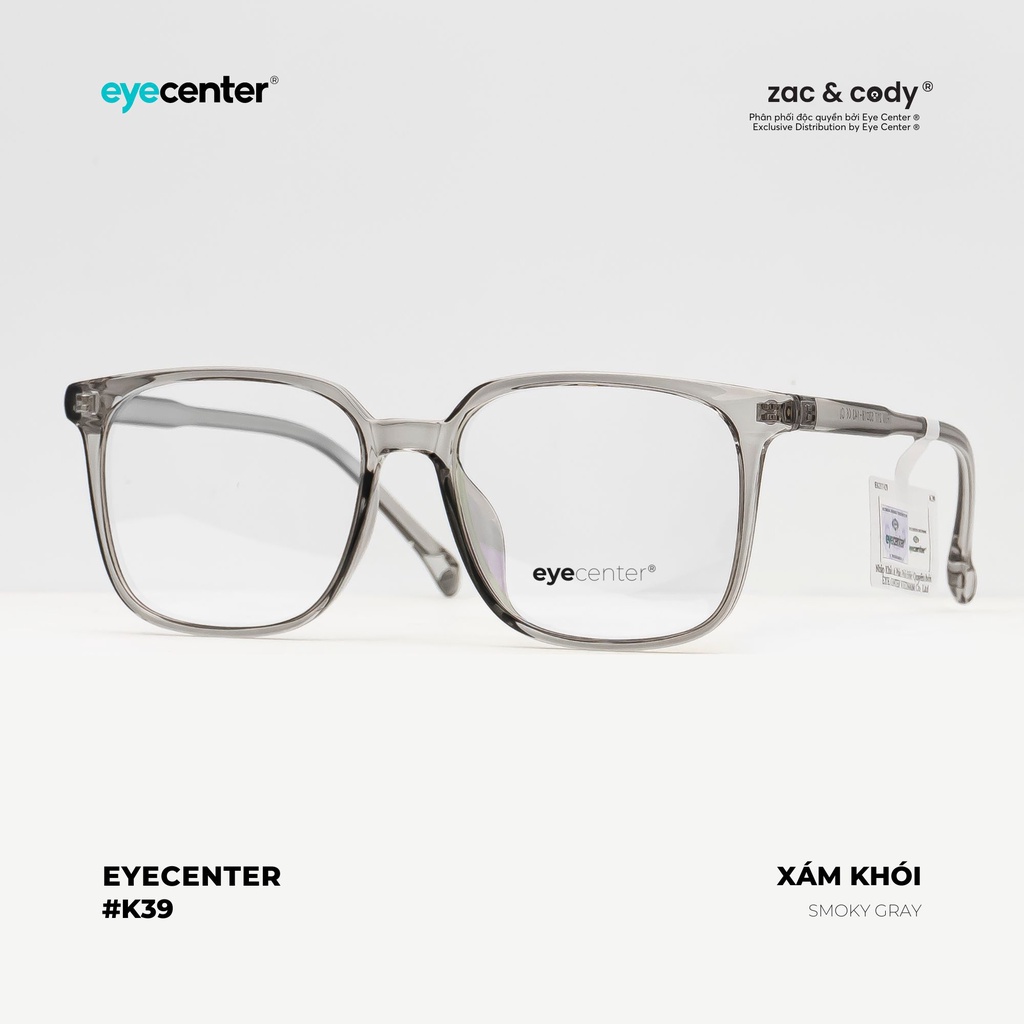 Gọng kính cận nam nữ K39S chính hãng EYECENTER nhựa siêu nhẹ nhập khẩu by Eye Center Vietnam