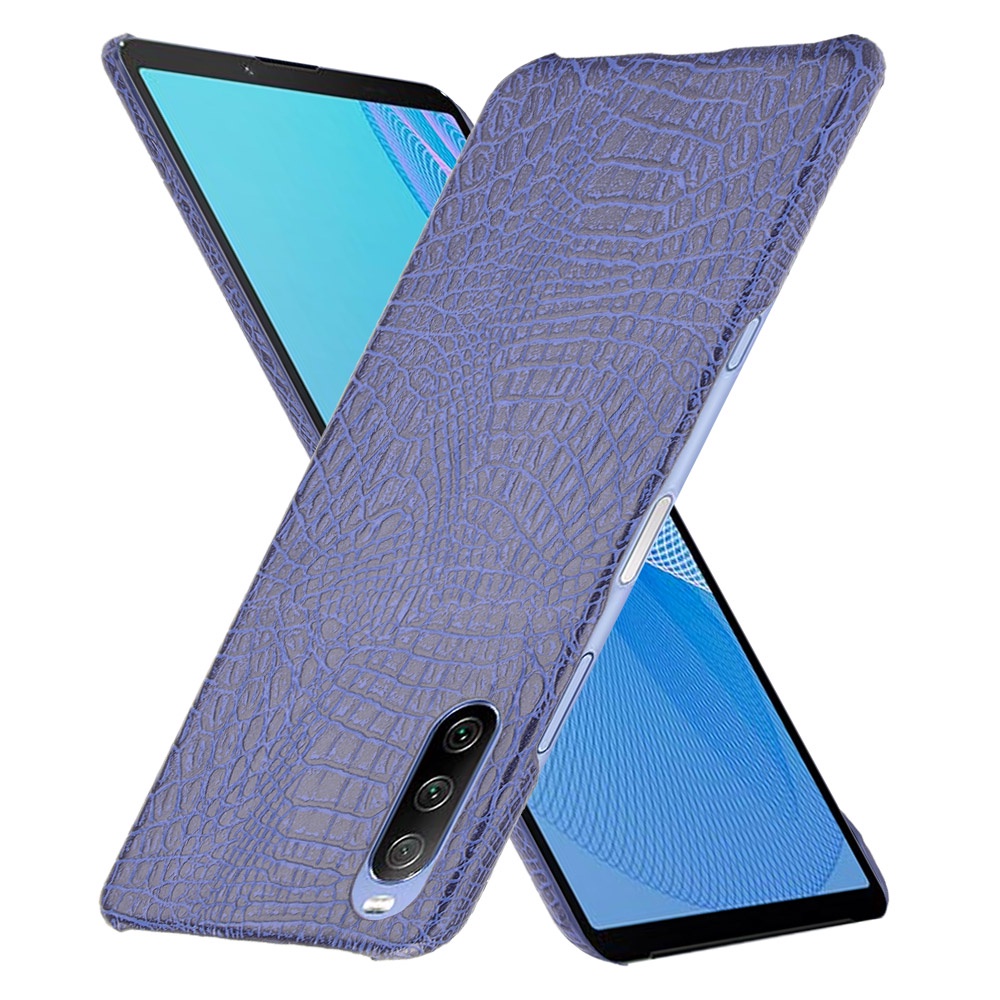 Ốp Điện Thoại Nhựa Cứng Họa Tiết Da Cá Sấu Thời Trang Cho Sony Xperia 1 5 Ace II III IV
