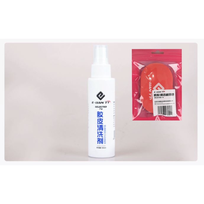 Xịt rửa mặt vợt E-LIAN - Winion, mút lau E-LIAN - Winion