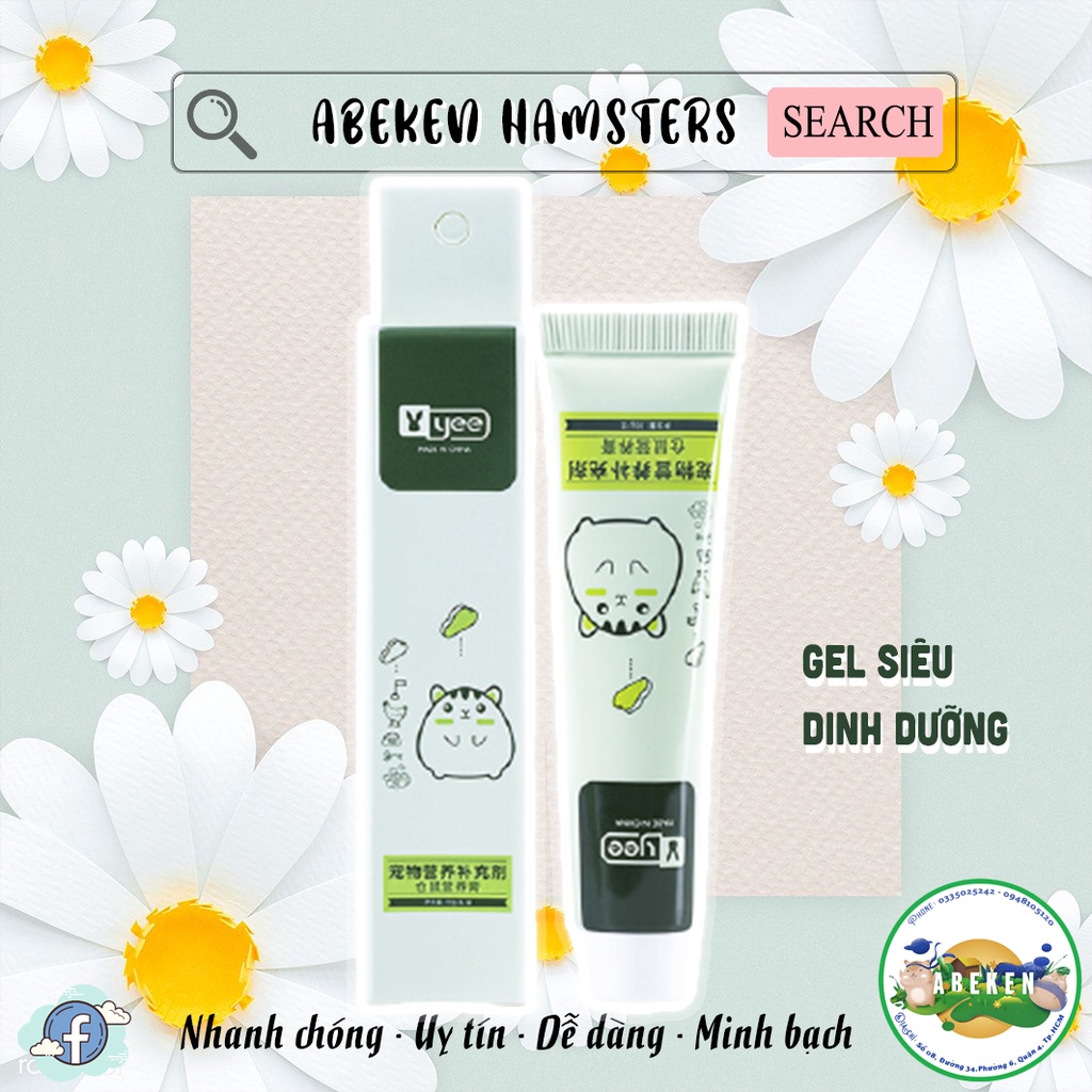 TUÝP GEL dinh dưỡng YEE (xanh lá) dành cho Hamster
