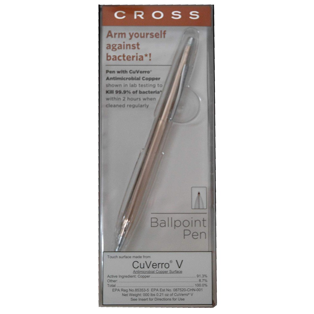 Bút viết ký cao cấp chính hãng Mỹ Cross Century dòng CuVerro diệt 99.9% vi khuẩn bám vào bút viết