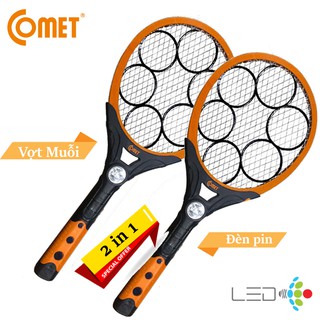 Vợt muỗi Comet CP040 3W (Đen Cam)