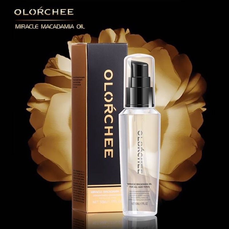 Tinh Dầu Tóc Cao Cấp Olorchee Miracle Macadamia Oil 50ml