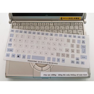 DECAL BÀN PHÍM LAPTOP PANASONIC CF-S10/N10