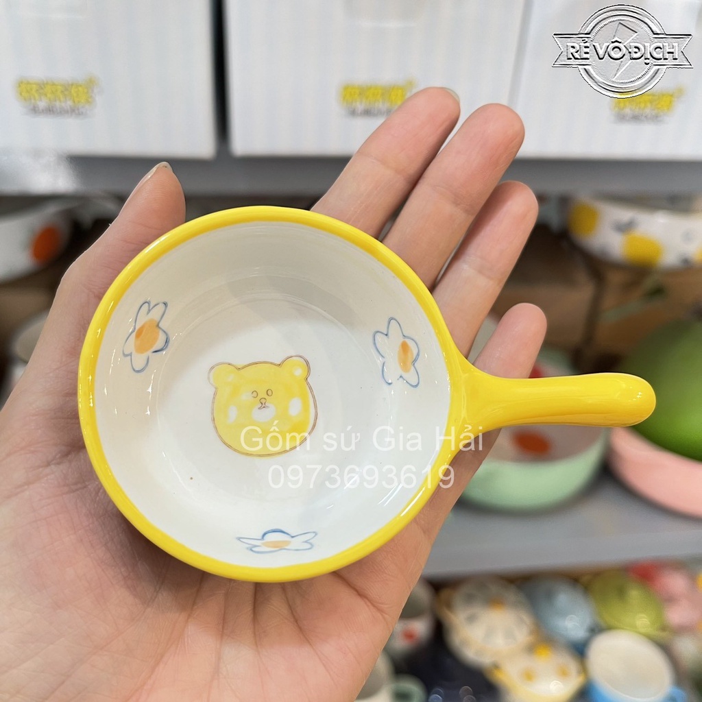 SEt 15 món bát đĩa màu vàng chanh cực xinh