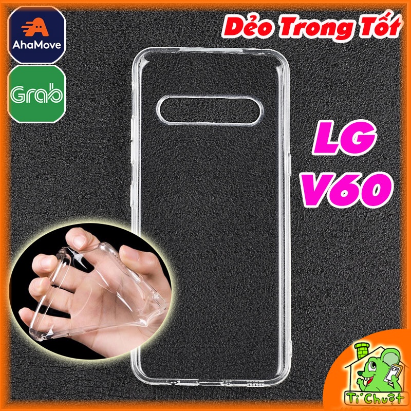 [Loại Tốt-Ảnh Thật] Ốp lưng LG V60 Silicon Dẻo Trong Suốt