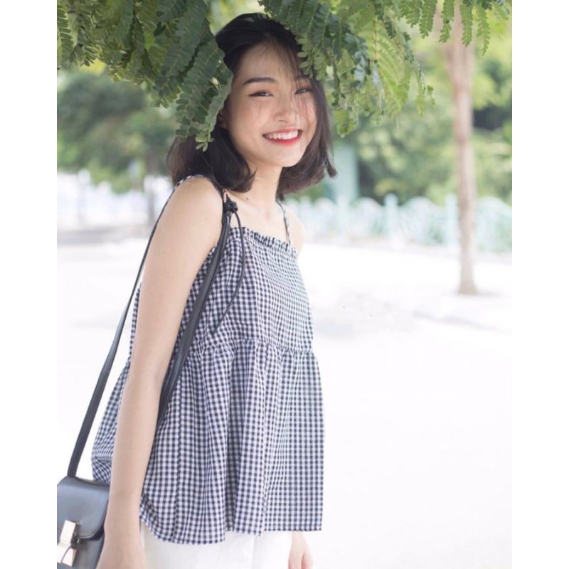 ♥️ÁO DÂY BABYDOLL DÂY CỌNG BÚN♥️