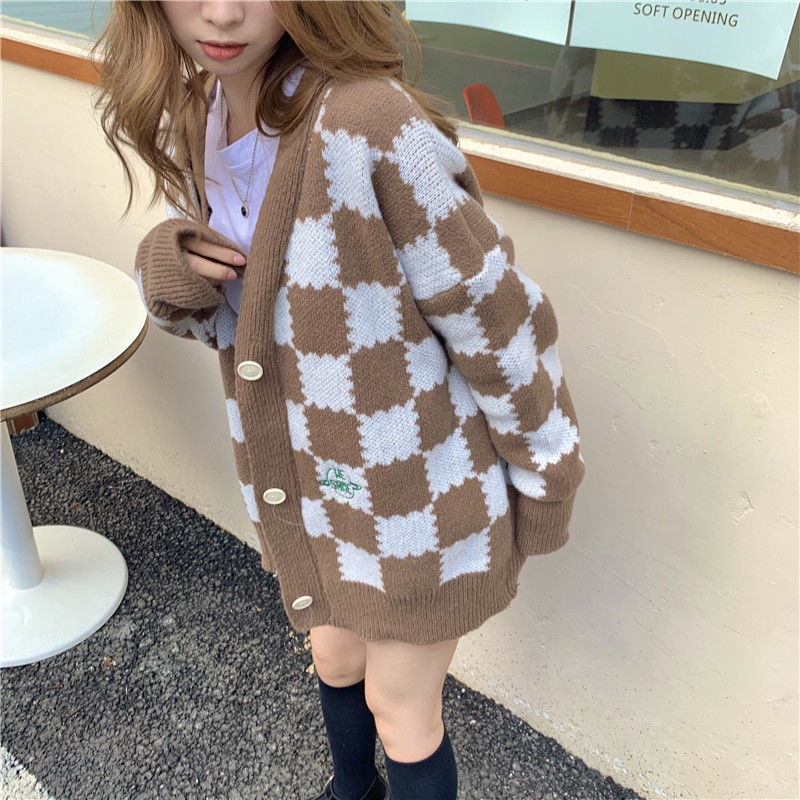 Áo Khoác Cardigan Dệt Kim Thời Trang Thu Đông Phong Cách Mới Dành Cho Nữ 2022