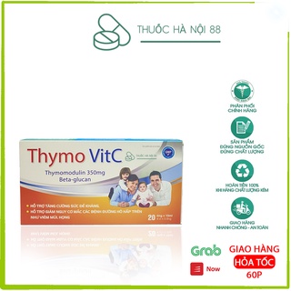 Thymo VitC- Hỗ trợ tăng cường miễn dịch tăng sức đề kháng tăng cường sức khỏe