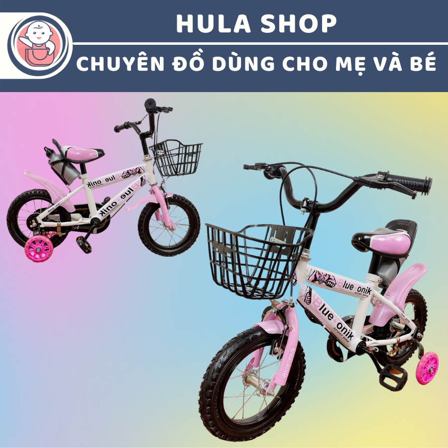 Xe đạp trẻ em cho bé từ 2 đến 4 tuổi 9BABY màu hồng