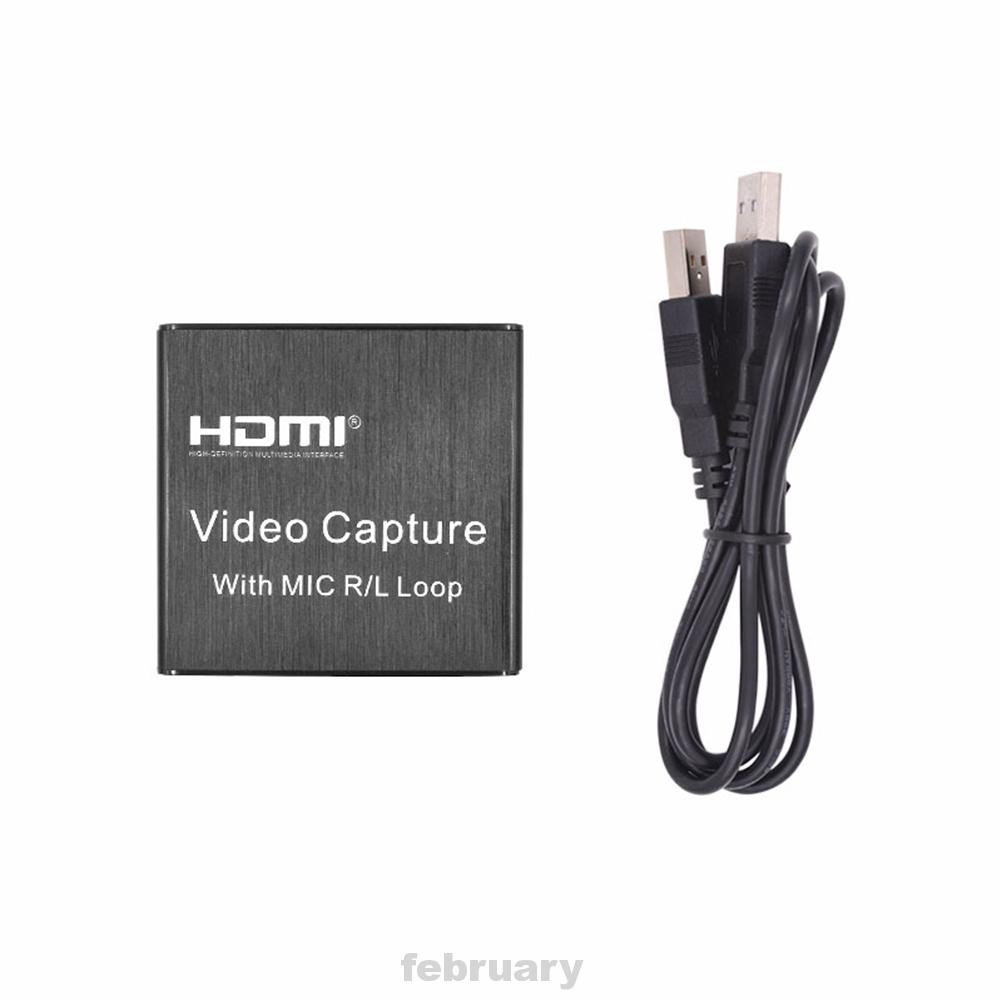 4K 1080P Multifunction HD Portable With Mic For Live Streaming Game Recording 60hz HDMI Video Capture Card | BigBuy360 - bigbuy360.vn