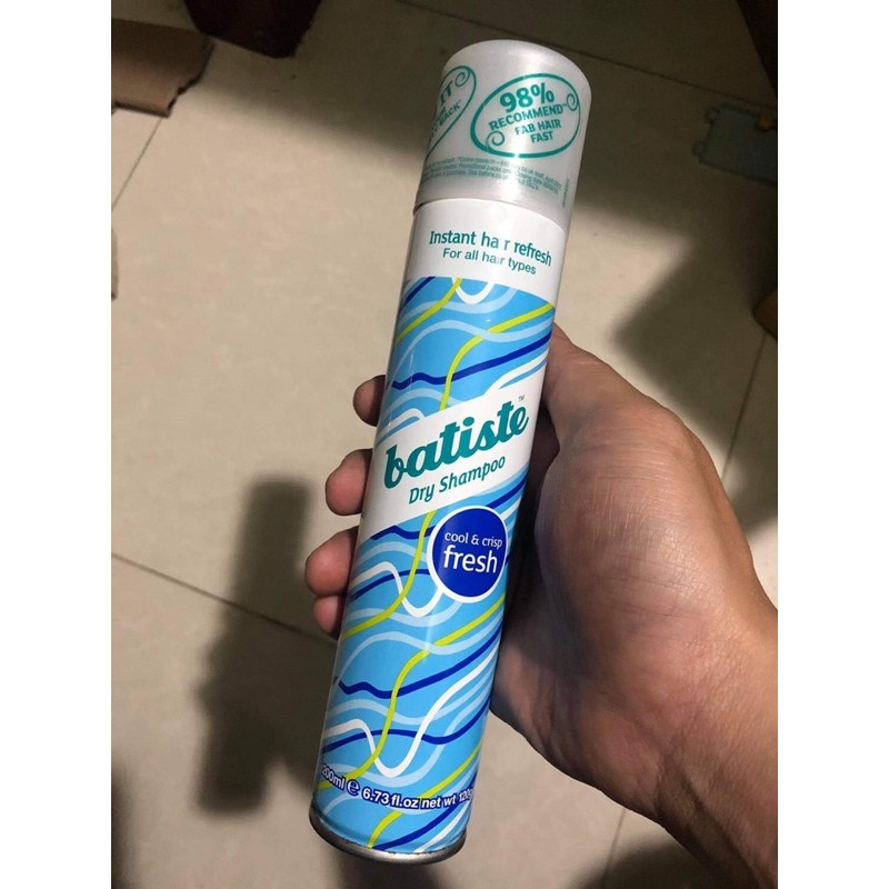 Dầu gội khô Batiste Dry Shampoo 50 ml và 200 ml/ Batiste Invisible 2 in 1 gội kèm xả