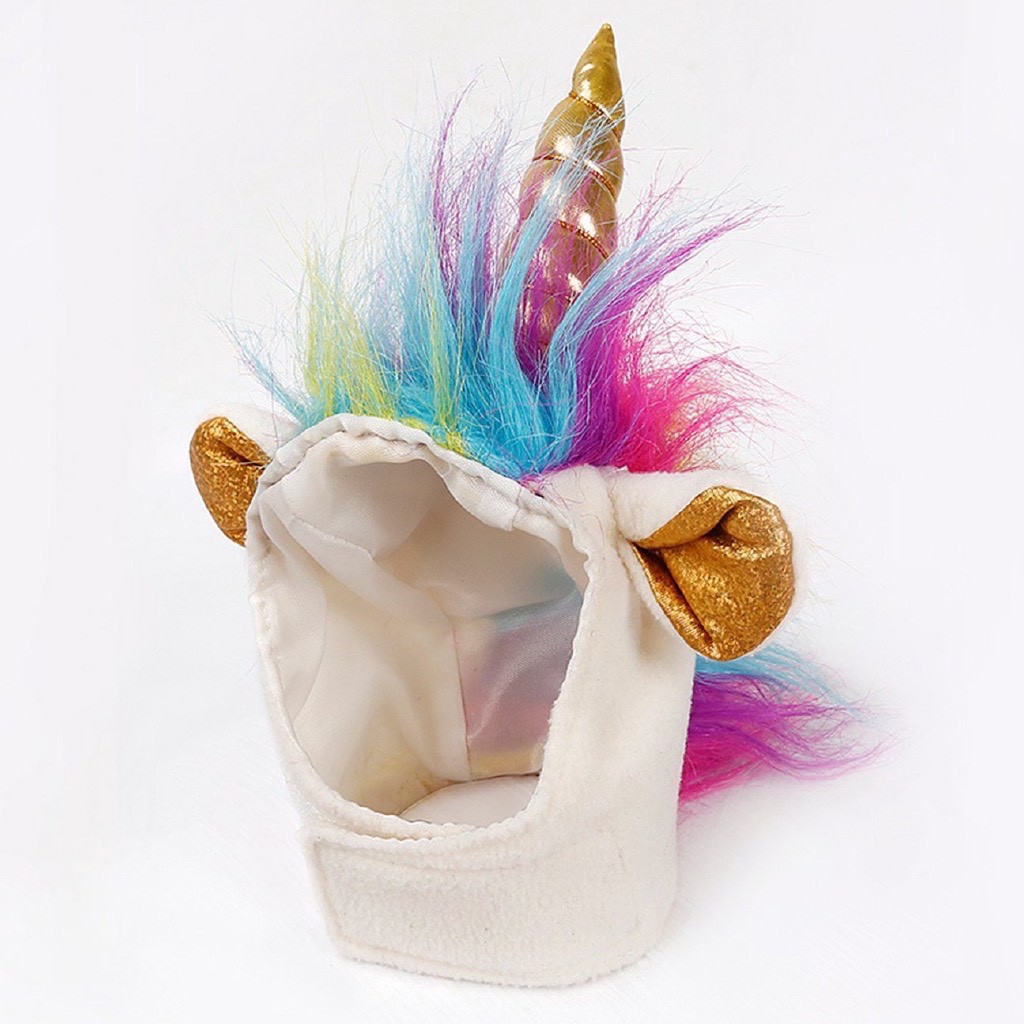 TẾT 2023 (QUÝ MẸO) MŨ COSPLAY KỲ LÂN UNICORN XINH XĂN ĐÁNG YÊU CHO THÚ CƯNG CHÓ MÈO &lt;8KG