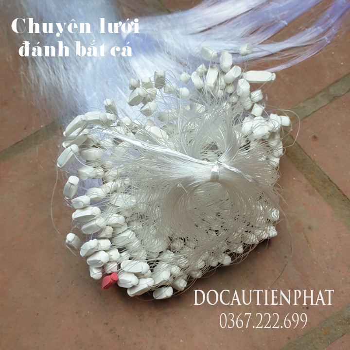 Lưới đánh cá ba màn mắt 12cm cao 1m2 dài 80m