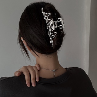 (MớI) Kẹp TóC HìNh Cá MậP BằNg Kim LoạI