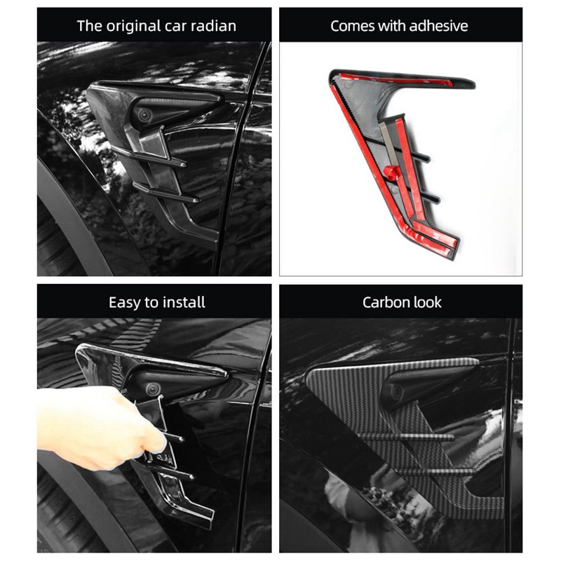 FENDER Tấm chắn bùn bằng sợi carbon nhám cho máy ảnh Tesla Y 2020 2021 | BigBuy360 - bigbuy360.vn