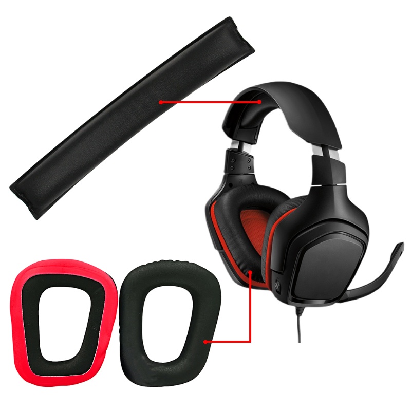 ✿ Ear Pads Cushions Headband Kit Replacement For Logitech- G331G332 G432 G431 G430 G230 G231 G930 Gaming Headset