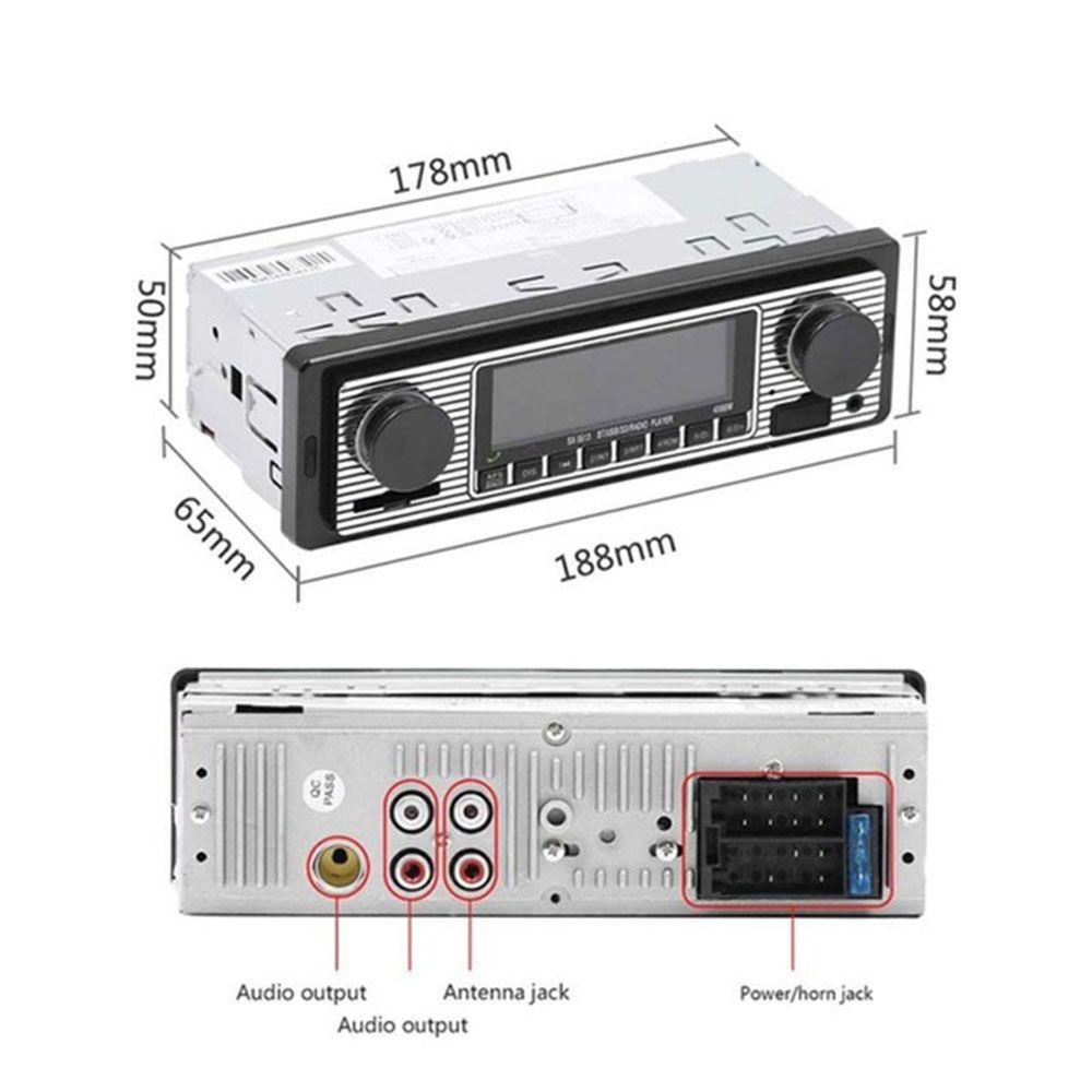 Máy Nghe Nhạc MP3 12V Rảnh Tay Tích Hợp Bảng Điều Khiển Dành Cho Ô Tô