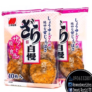 Bánh gạo giòn rắc đường Seika (100g) - Nhật Bản