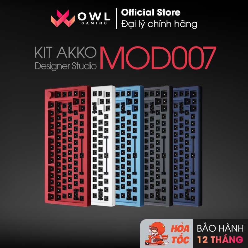 [🧧GIÁ SỐC Inbox] Kit bàn phím cơ AKKO Designer Studio - MOD007 (Gasket Mount / Hotswap / RGB / Foam) - Hàng chính hãng