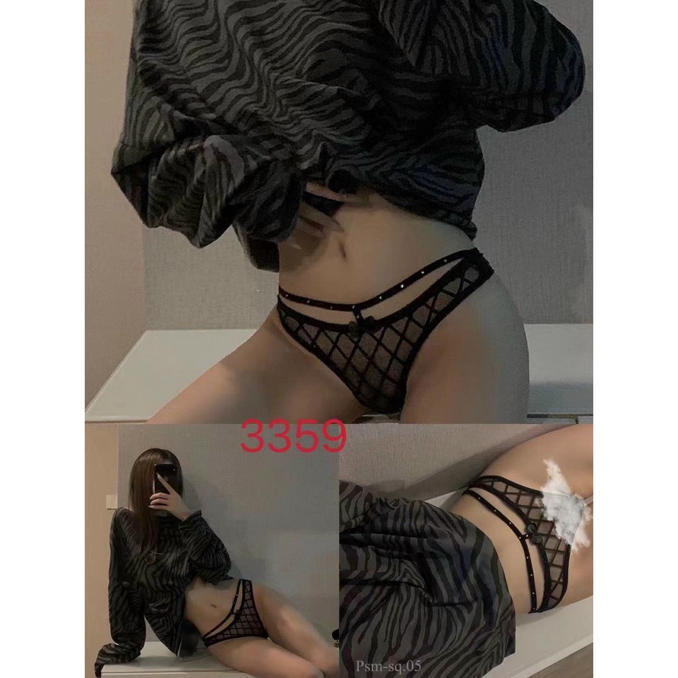 Quần Lót Nữ Lọt Khe Đính Đá Sexy - Gợi Cảm - Quyến Rũ Min Underwear 67180 (Màu Đen) | BigBuy360 - bigbuy360.vn