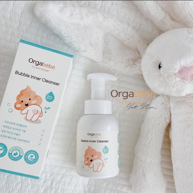 [CHÍNH HÃNG] Dung dịch nước rửa vệ sinh cho bé ORGABÉBÉ NỘI ĐỊA HÀN QUỐC 300ML