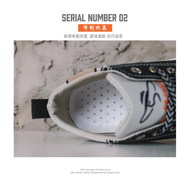 Giày Thể Thao Nam Nữ Cổ Cao Thời Trang Hàn | BigBuy360 - bigbuy360.vn