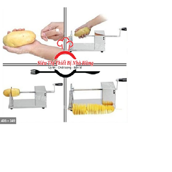 MÁY CẮT KHOAI TÂY LỐC XOÁY