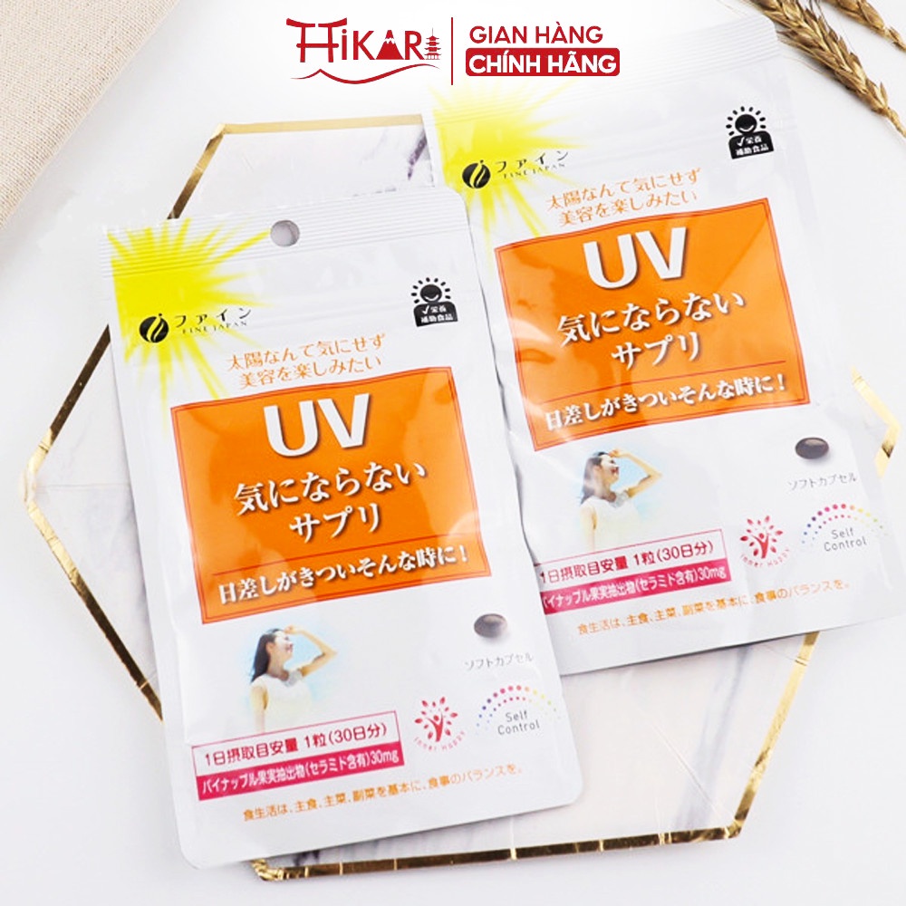 Viên uống chống nắng UV Fine Japan 30 viên/gói