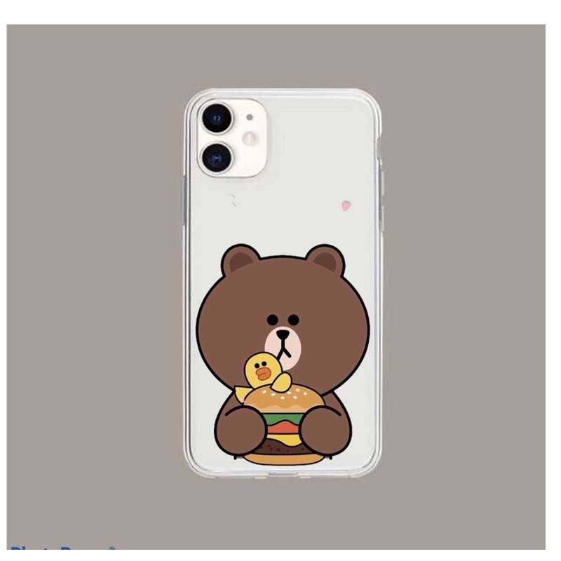 Ốp lưng iphone hình gấu like cute viền trong chống ố 5/5s/6/6plus/6s/6splus/7/7plus/8/8plus/x/xs/11/12/pro/max