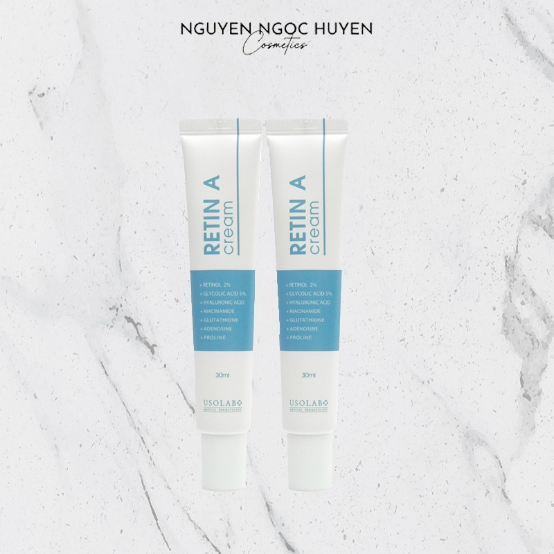 Retinol Usolab 2.0 trẻ hóa, căng bóng, sáng da, giảm mụn Tuyp 30g