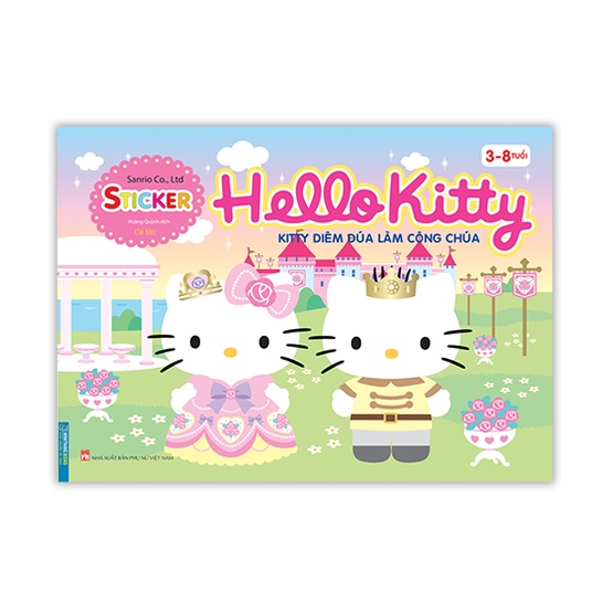 Sách - Hello Kitty - Kitty diêm dúa làm công chúa (3-8 tuổi) (tái bản)