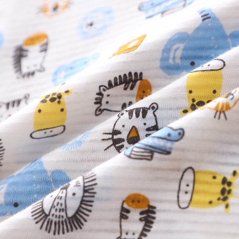 QUẦN ÁO THUN BA LỖ COTTON XUẤT KHẨU CHO BÉ - HÌNH CON VẬT