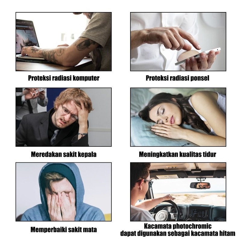 Kính Chống Bức Xạ UV400 Thời Trang Hàn Quốc Cho Nam Nữ