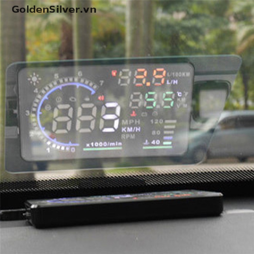 [Goldsilver] Hệ Thống Màn Hình Hiển Thị Tốc Độ Và Nhiên Liệu Cho Xe Hơi