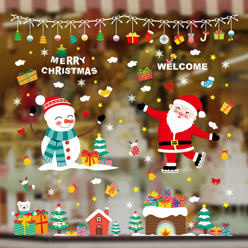 Decal trang trí Noel 03