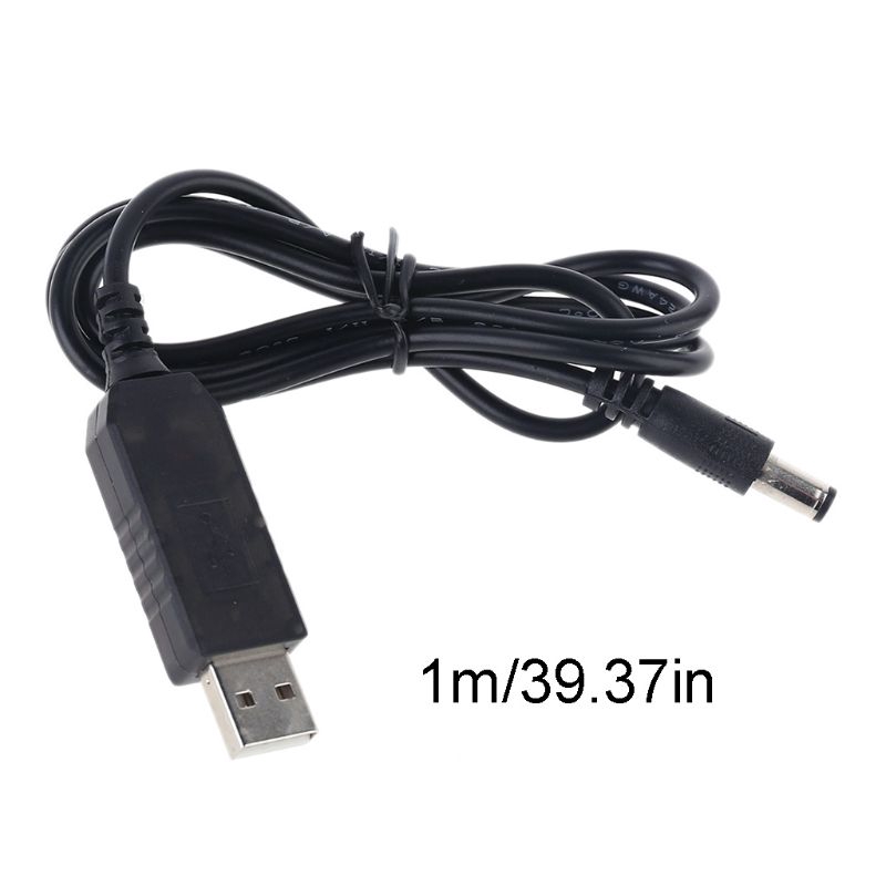Dây Cáp Chuyển Đổi Điện Áp Usb 3.0 Sang 5v-12v 5.5x2.1mm