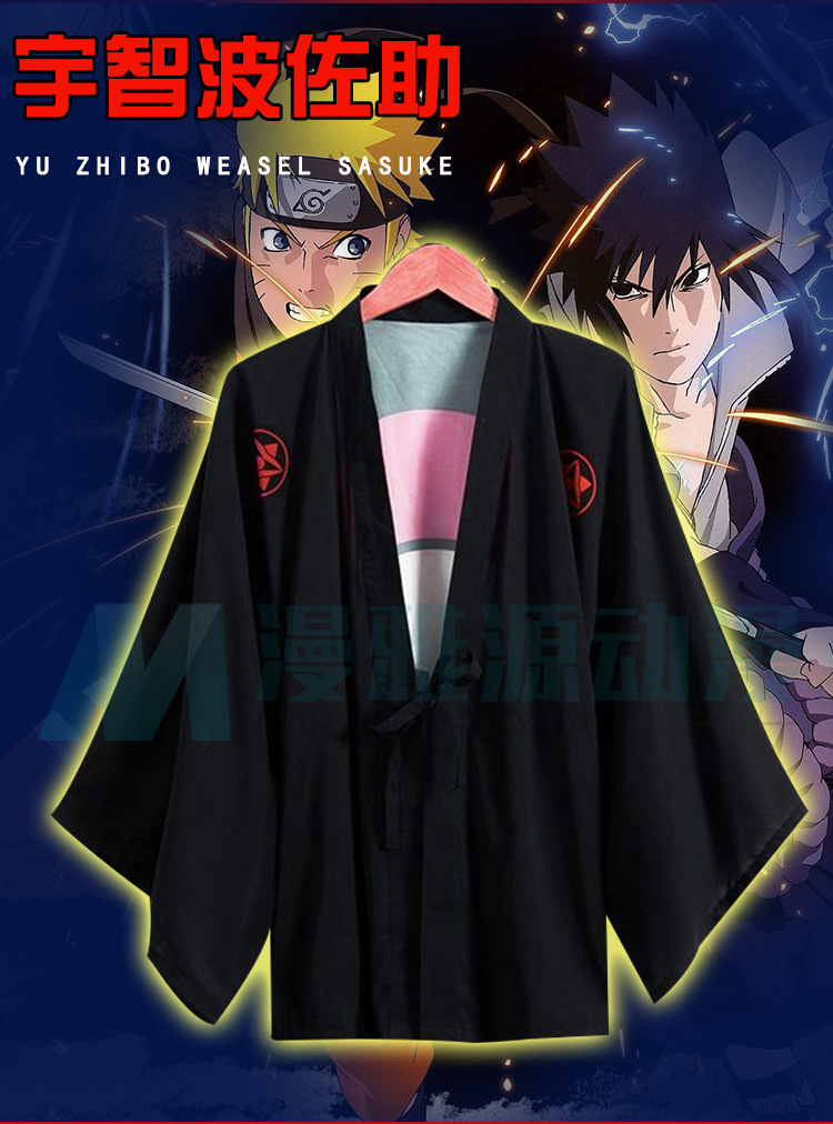 Áo Choàng Chiffon Hóa Trang Nhân Vật Uchiha Sasuke Trong Naruto