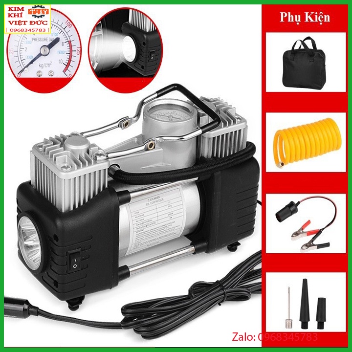 BƠM Ô TÔ HAI XI LANH CỰC KHỎE 2 XILANH SIÊU CHẮC CHẮN HÀNG CAO CẤP LÕI ĐỒNG