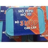 Bộ 3 hộp nhựa hàng khuyến mãi pepsi