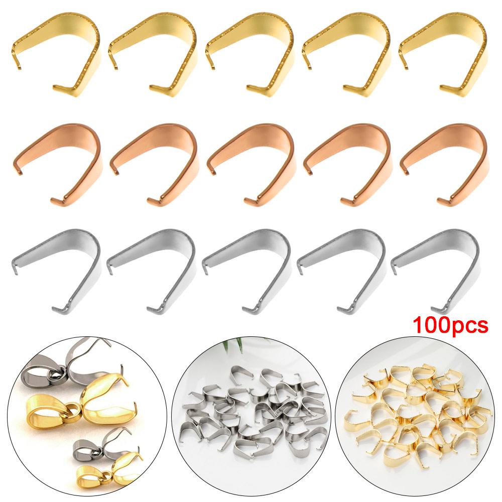Set 100 Móc Cài Vòng Cổ 2 Kích Cỡ Tiện Dụng