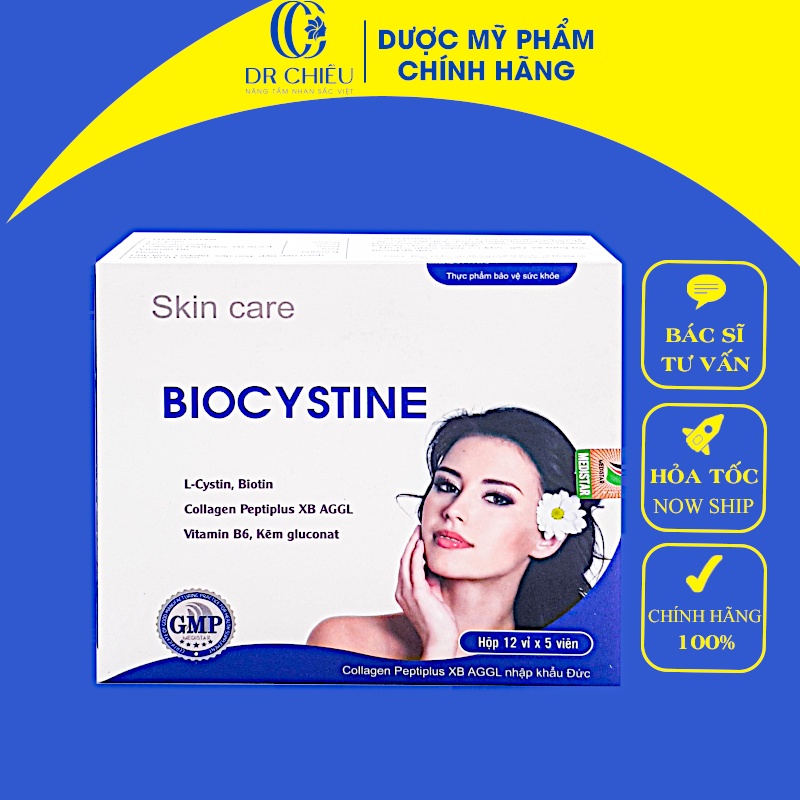 Viên Uống BIOCYSTINE ⚜️FREESHIP⚜️ Làm đẹp da, chống lão hoá