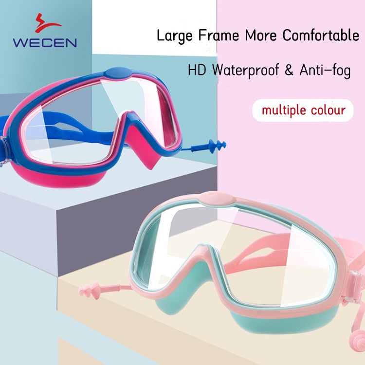 Set 5 kính bơi gọng lớn chống thấm nước/ sương mù chuyên nghiệp cho bé