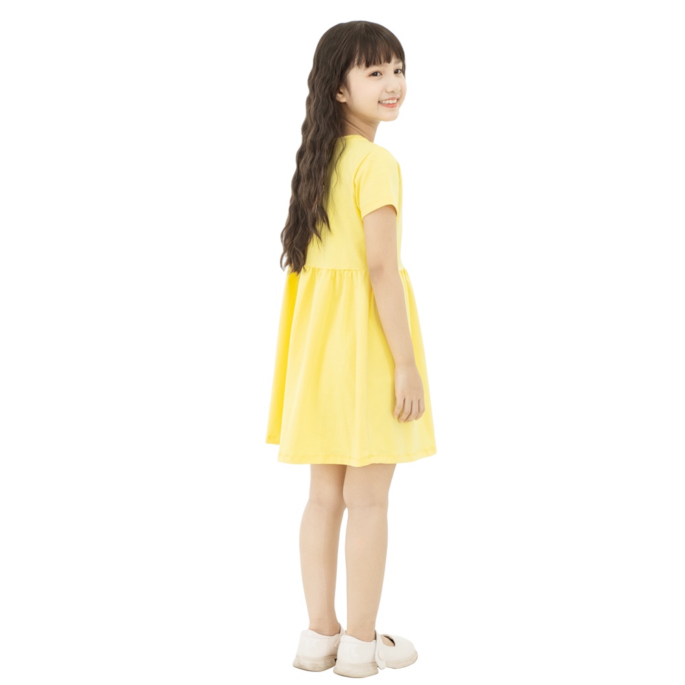 ĐẦM NGẮN TAY BÉ GÁI SIZE 20-40 KG_100 % COTTON_K10