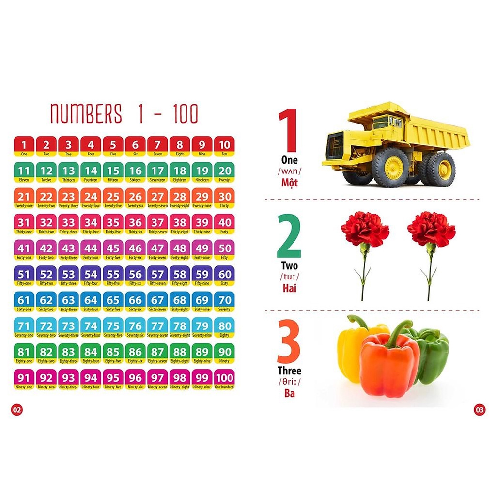 Sách - Từ Điển Bằng Hình Chữ Cái Và Số Đếm